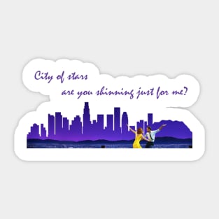 city of stars Sticker